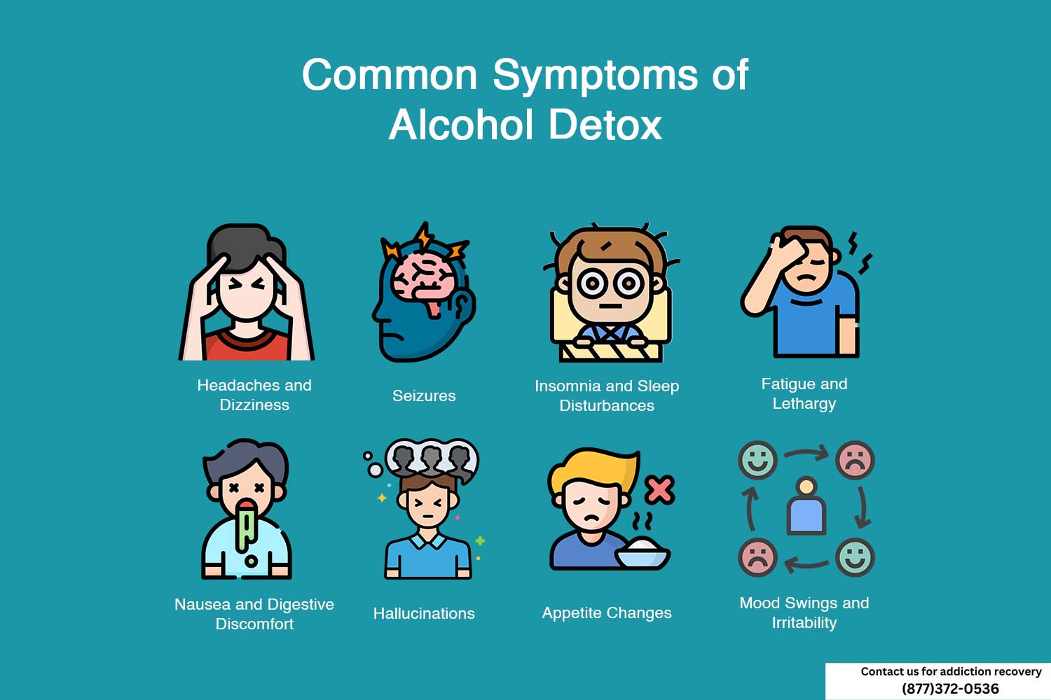 symptoms of alcohol detox